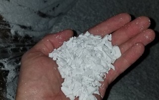 Granulated Plastic for Recycling